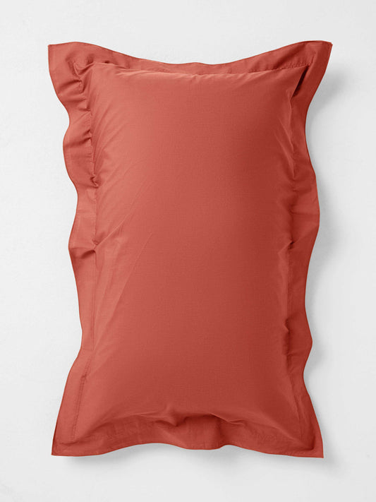 Product Image - King Pillowcase Pair in Ochre Red