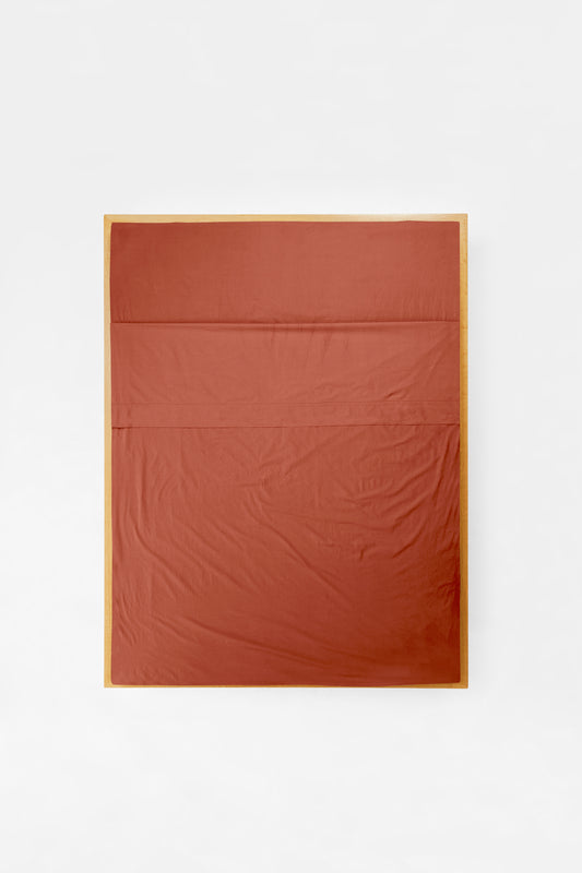 Product Image - Flat Sheet in Ochre Red